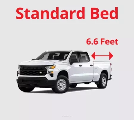 Standard bed 6.6 feet