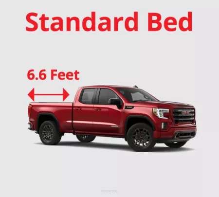 Standard bed 6.6 feet