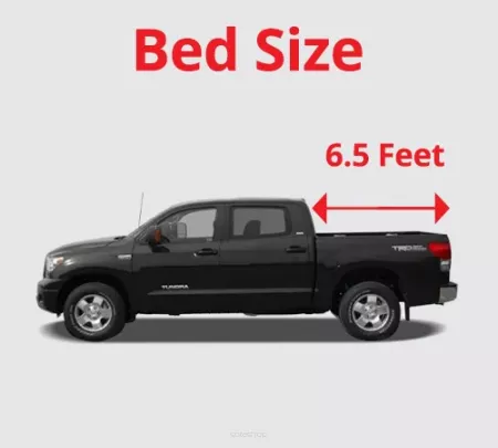 Bed size 6.5 feet