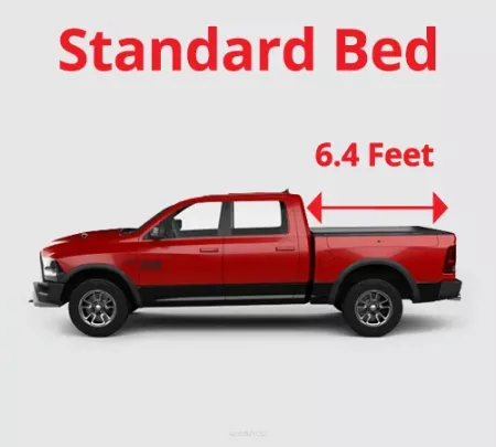 Standard bed 6.4 feet