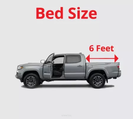 Bed size 6 feet