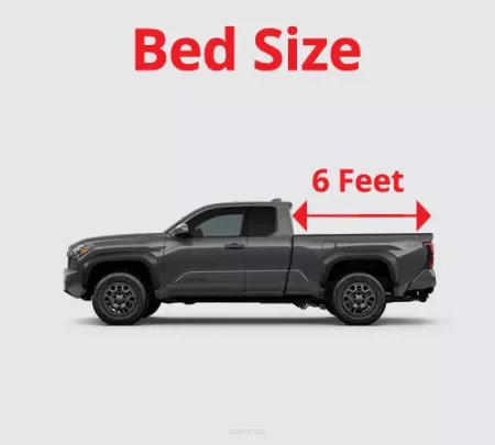 Bed size 6 feet