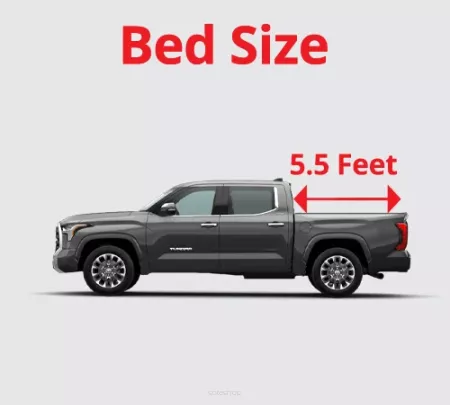 Bed size 5.5 feet