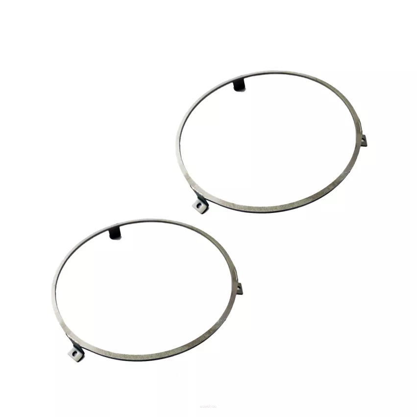2× 7-calowy pierścień montażowy / adapter do reflektorów VW T3 i Porsche, wykonany ze stali nierdzewnej