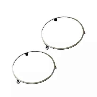 2× 7-calowy pierścień montażowy / adapter do reflektorów VW T3 i Porsche, wykonany ze stali nierdzewnej