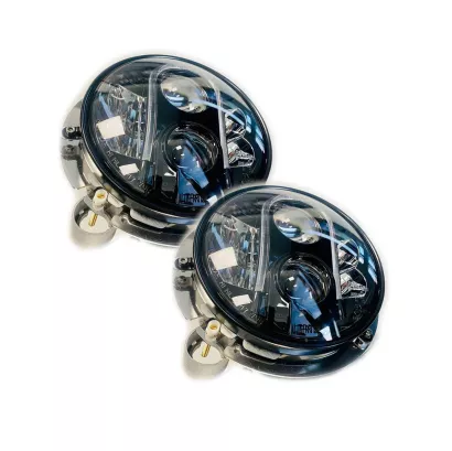 2 szt. HL7-2 7-calowe reflektory główne LED do Mercedes G / Puch, przystosowane do regulacji zasięgu świateł (LWR)